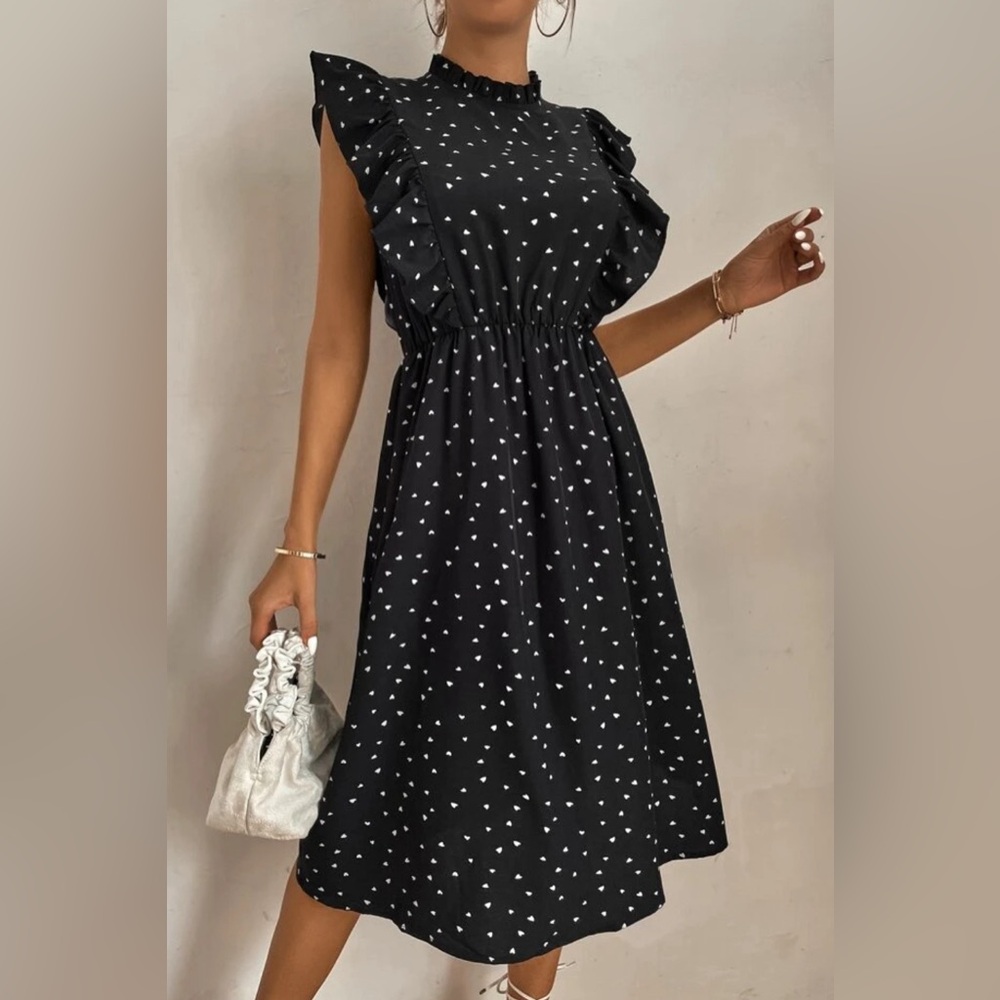 Heart polkadot dress